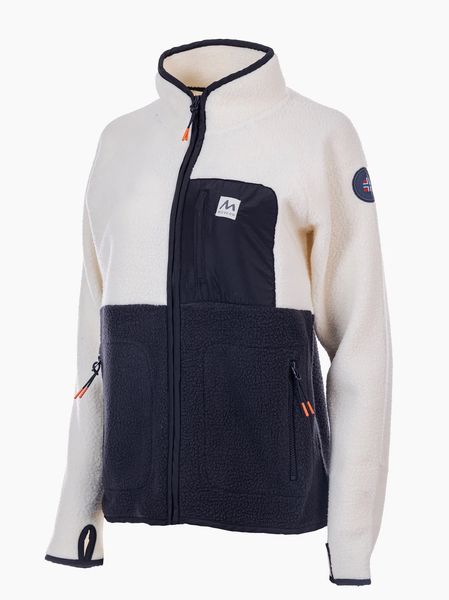 Hovedbilde Uvdal fleecejakke dame Offwhite/Marine