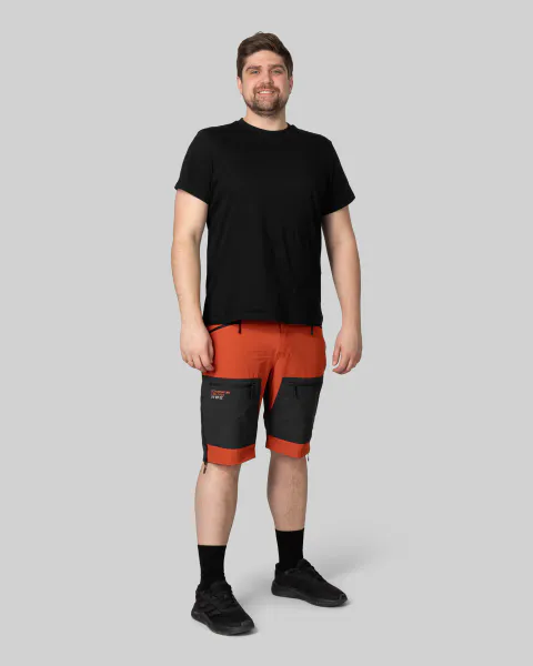 Hovedbilde Scandinavian Explorer Shorts Orange/Grey Dark Herre