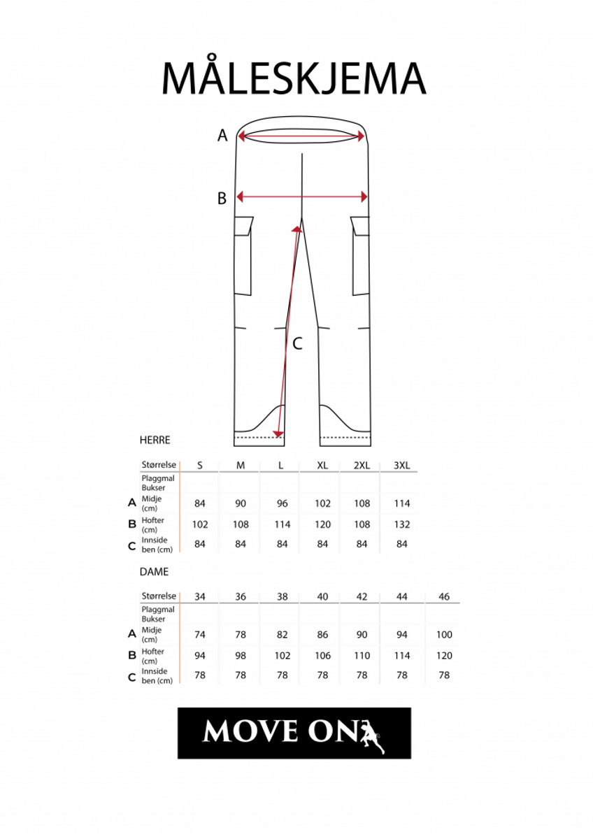 Move On Vrådal Turbukse Grå/Gul Dame