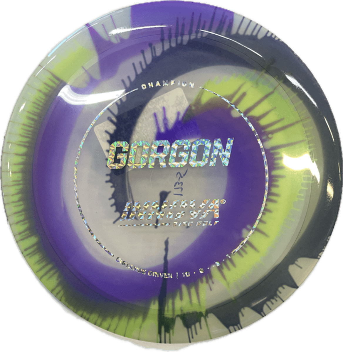 I-Dye Champion Gorgon Distance Driver – 173g–175g