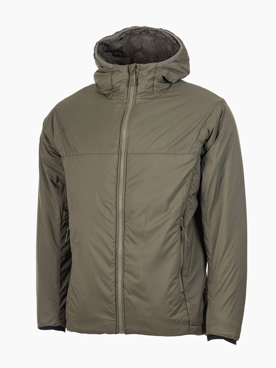 Move On Alta jakke med hette herre Stone Green