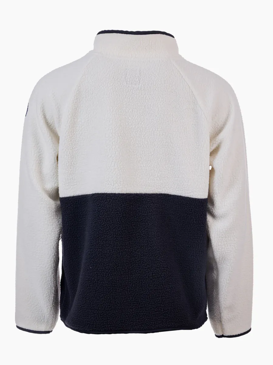 Move On Uvdal Fleecejakke - Offwhite/Marine Herre