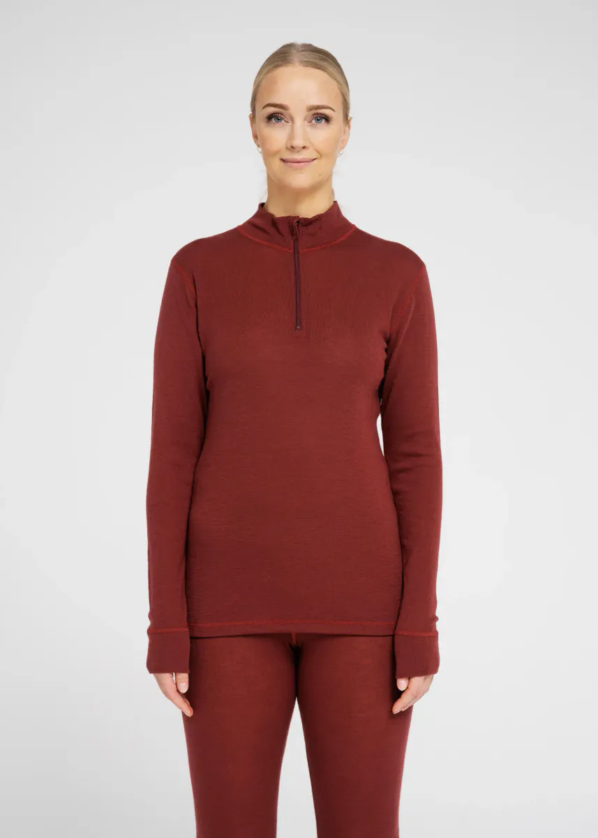 Dovre Vinrød Overdel 100% Merino-ull