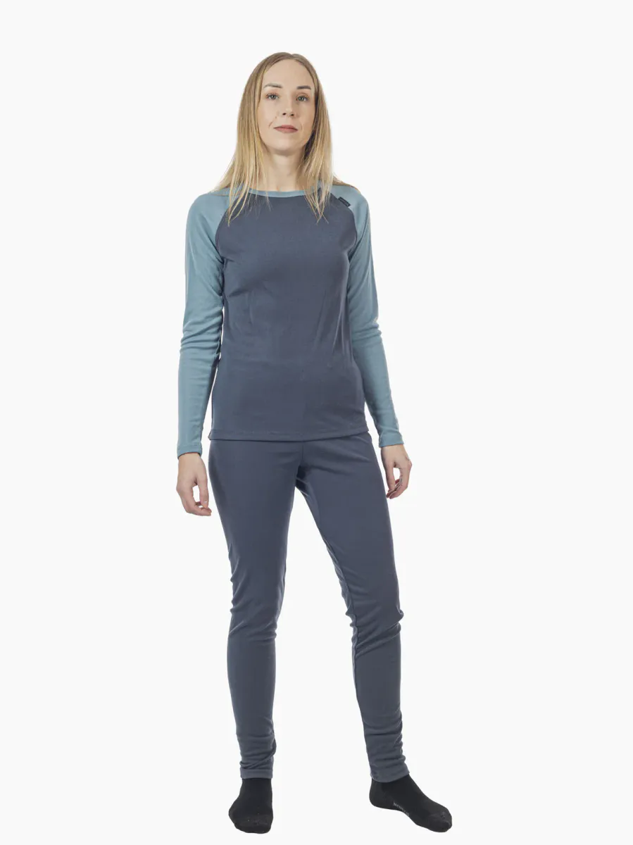 Move On Norefjell Superundertøy Iron Blue/soft green Dame