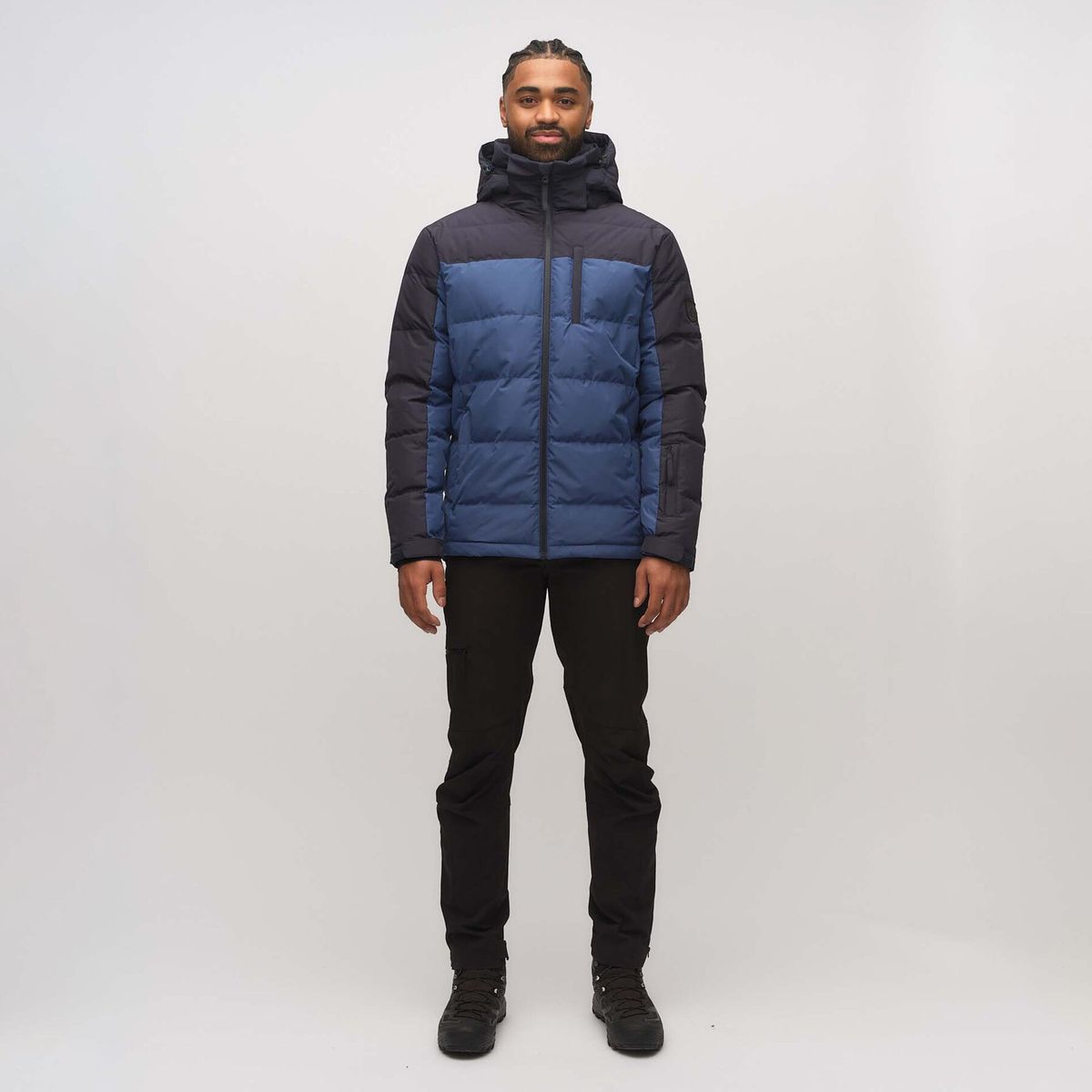 Skogstad Selvågen Vinter Dunjakke Denim Blue Herre