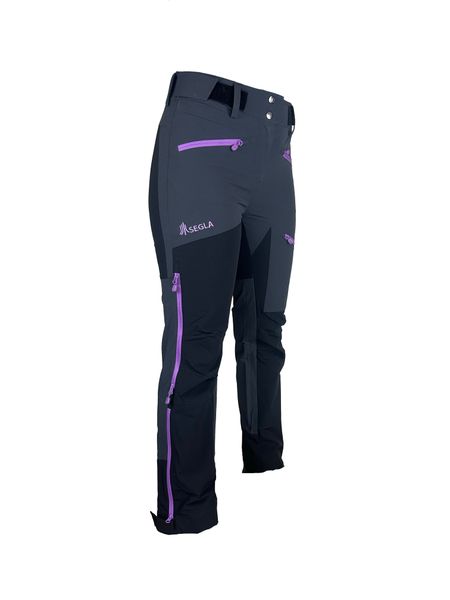 Hovedbilde Segla Fjordgård PRO Stretch Black-DGrey-Purple Turbukse Dame