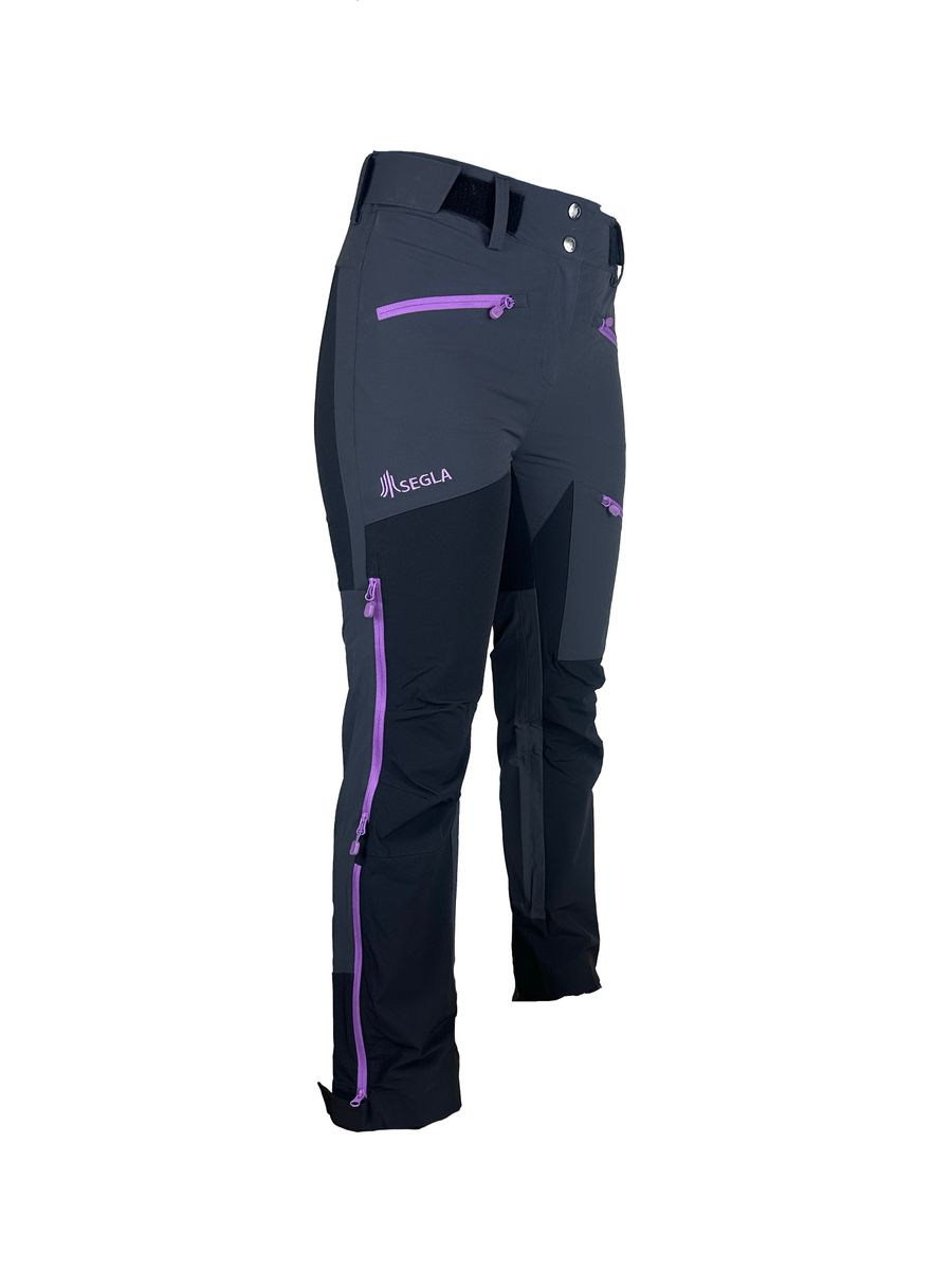 Segla Fjordgård PRO Stretch Black-DGrey-Purple Turbukse Dame