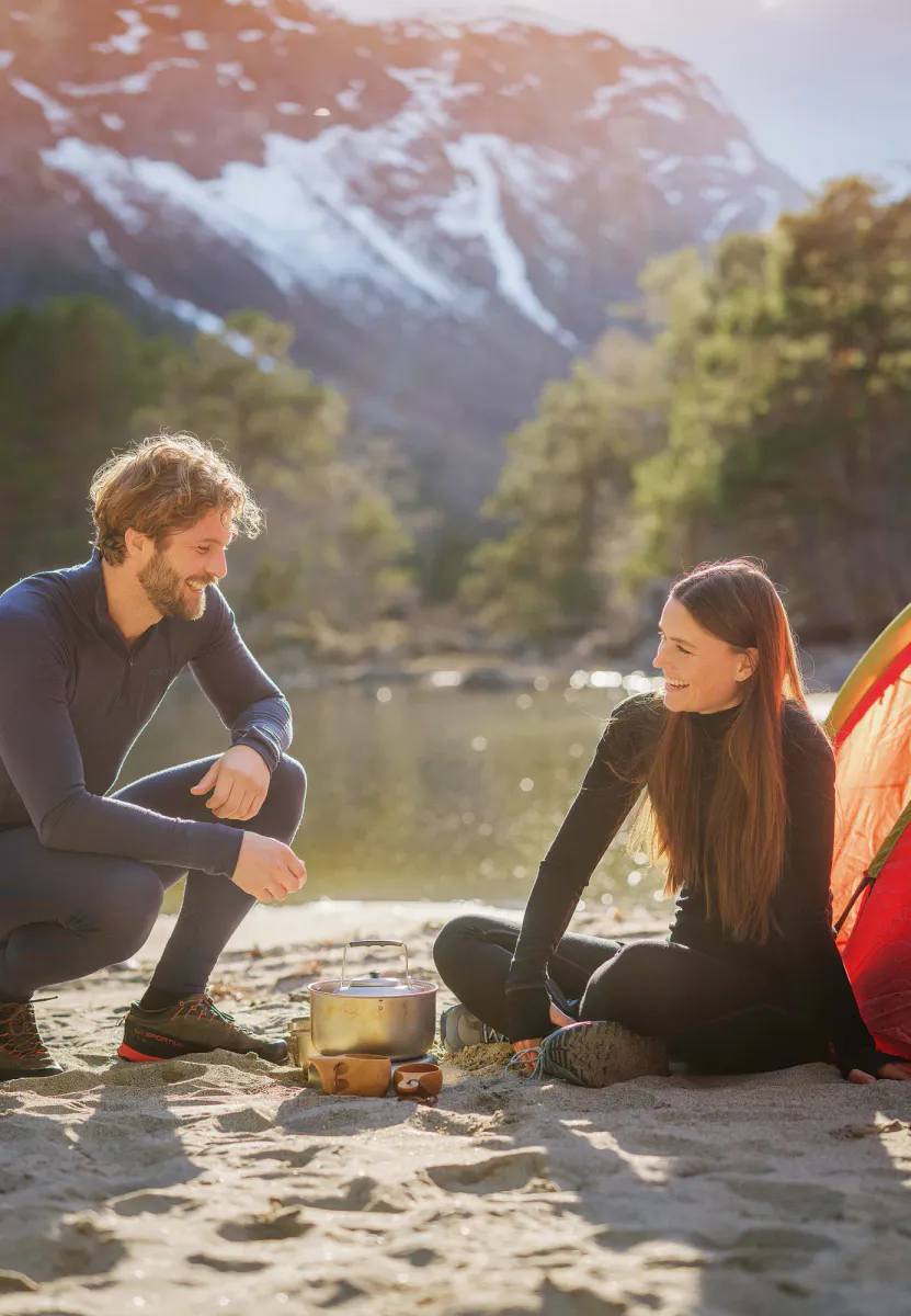Dovre Longs, 100% Merino ull, Svart